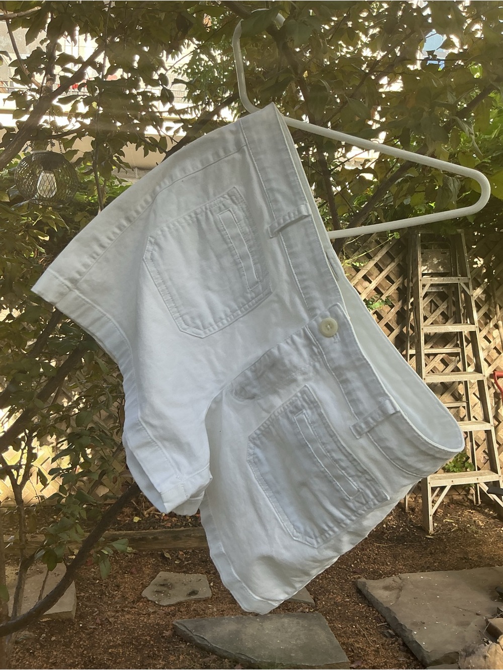 J. Crew White High-Waist Women's Shorts